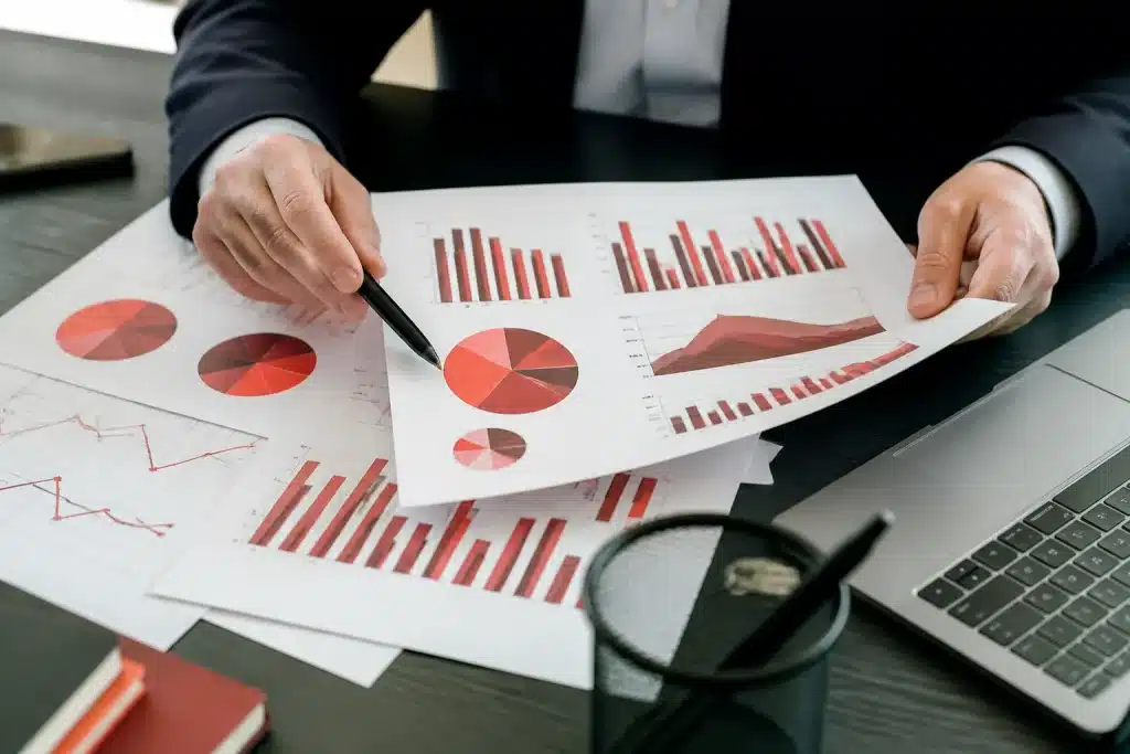 Document officiel montrant graphiques et chiffres rouges alarmants